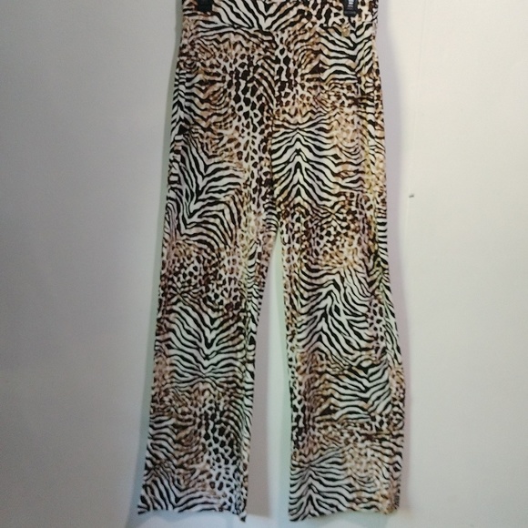 Anne Klein animal print relax fit pants size S - Picture 6 of 16